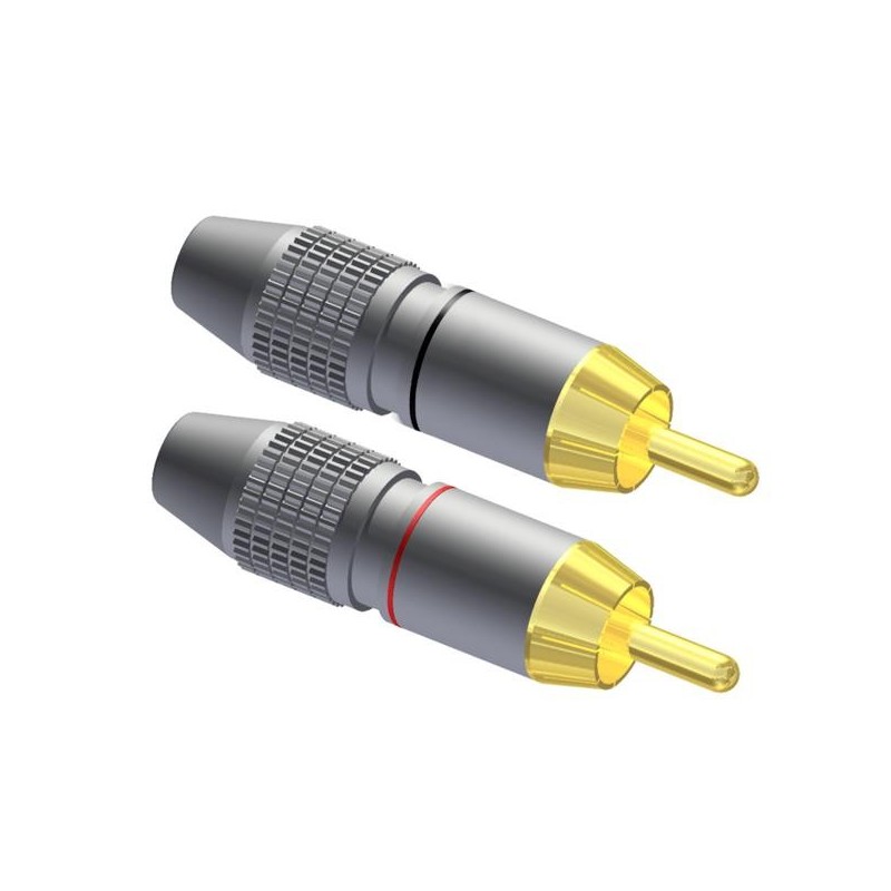 Procab VC209 Cable connector - RCA/Cinch male - pair Connector